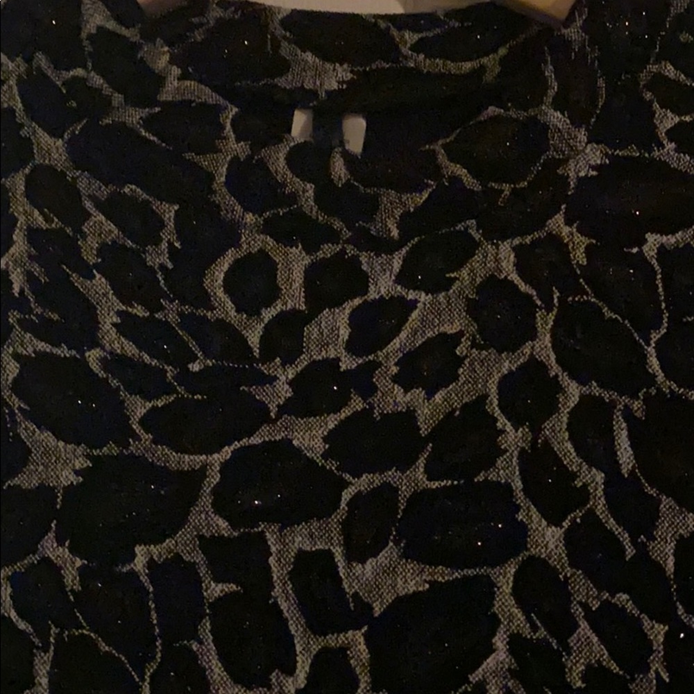 Black and white with silver flecks dress. - Picture 2 of 4
